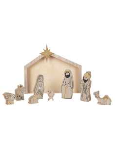 Woode Decoration Nativity...