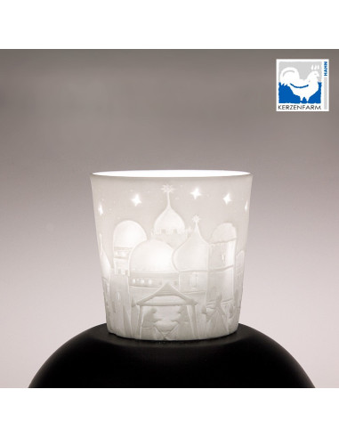 Porcelain candleholder Bethlehem