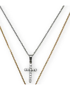 Ketting kruisje XS zirkonia...