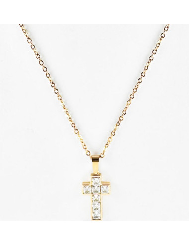 Ketting kruisje zirkonia