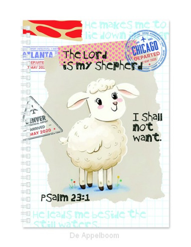Softcover Journal Lord is my shepherd
