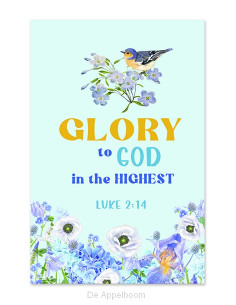 Notebook pad Glory to God