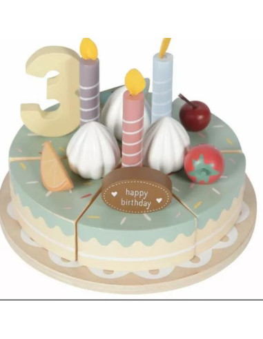  Little Dutch verjaardagstaart blauw