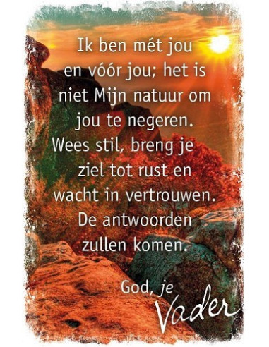 Minikaart vhk Ik ben met jou en voor jou