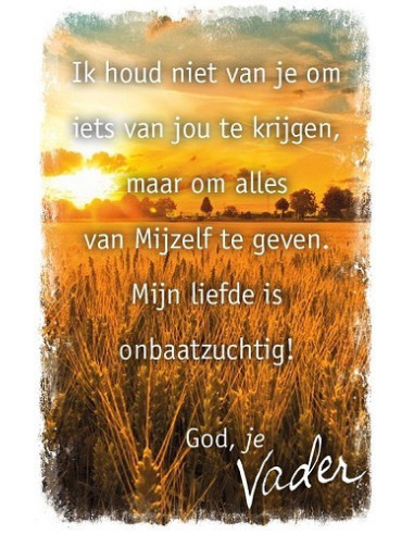 Minikaart vhk Ik houd niet van je om