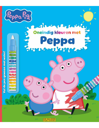 Oneindig kleuren met Peppa