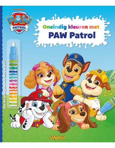 Oneindig kleuren met PAW Patrol