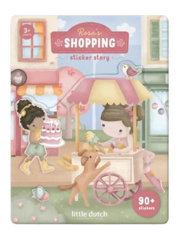 Rosa shopping sticker story