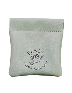 Coin Pouch Beige Peace I...
