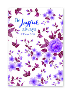 Hardcover Journal Be joyful...