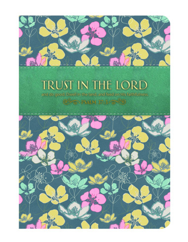 Luxleather journal Strong and courageous