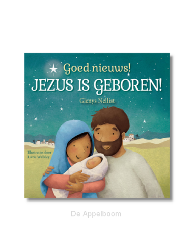 Goed nieuws! Jezus is geboren! 14x14cm