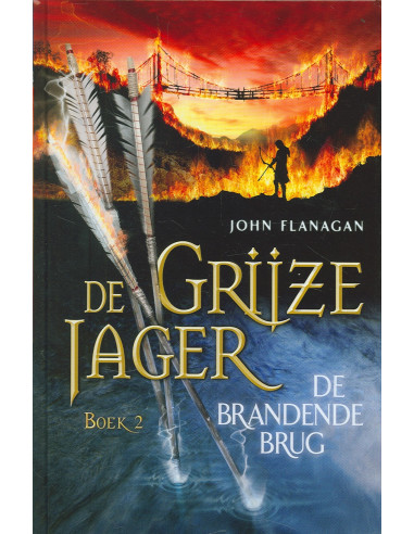 Grijze jager  2 geb brandende brug