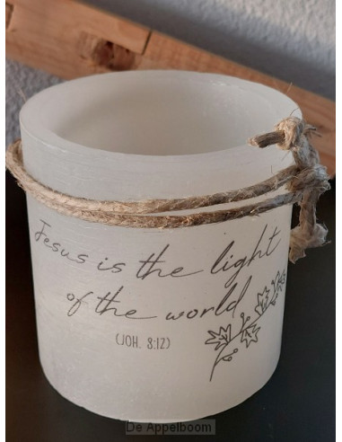 Windlicht S jesus is the light