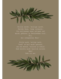 Kaartje A7 Stille nacht