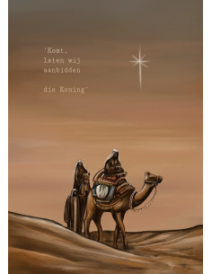 Poster A5 'Komt, laten wij...