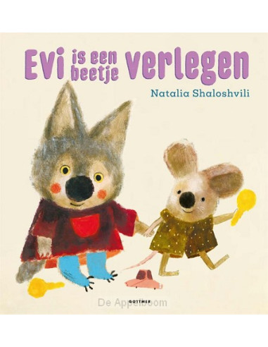 Evi is een beetje verlegen