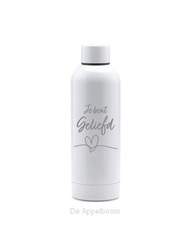 Luxe thermosfles Je bent geliefd