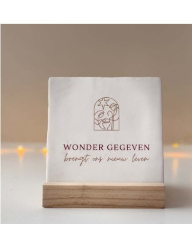 Rustieke Tegel - Wonder gegeven incl