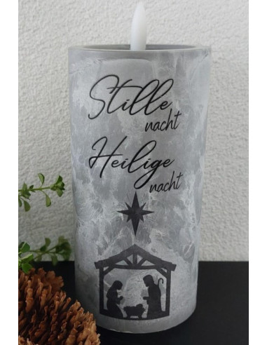 Led Stompkaars -Stille nacht heilige nac