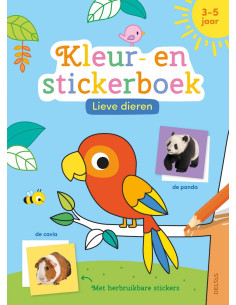 kleur- en stickerboek Lieve...