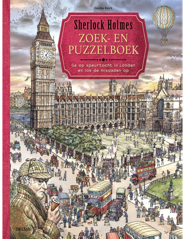 Sherlock Holmes zoek- en puzzelboek