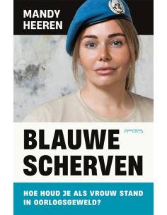Blauwe scherven