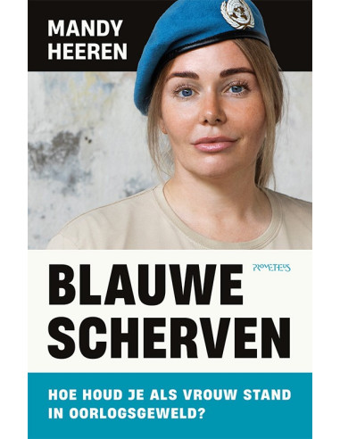 Blauwe scherven