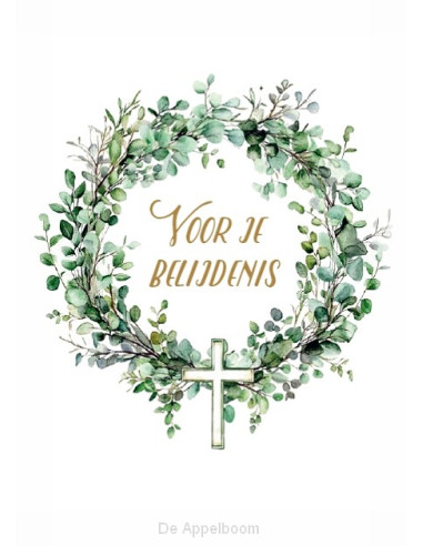 Prentbriefkaart Voor je Belijdenis