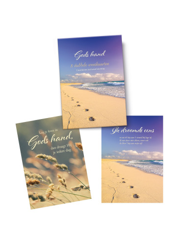 Mapje Notecards Gods hand ( 2 x 4)