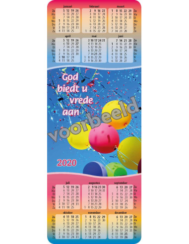 Kalendertje 2025 set 10 (nettoprijs)