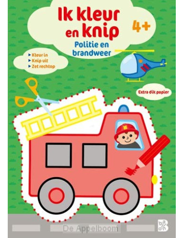 Ik kleur en knip: Politie en brandweer