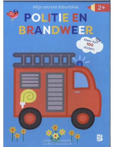 Mijn eerste kleurblok: Politie en brandw