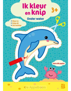 Ik kleur en knip: Onder water