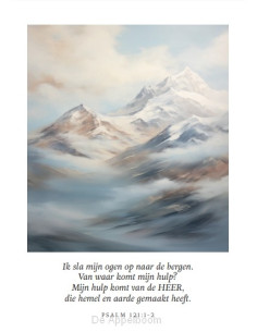 Poster A4 Ik sla mijn ogen op