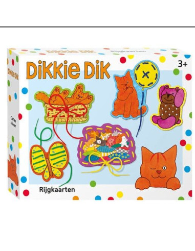 Dikkie Dik rijgkaarten