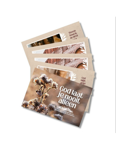 Cadeaukaartjes God laat je nooit alleen