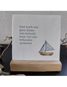 Rustieke Tegeltje -God...