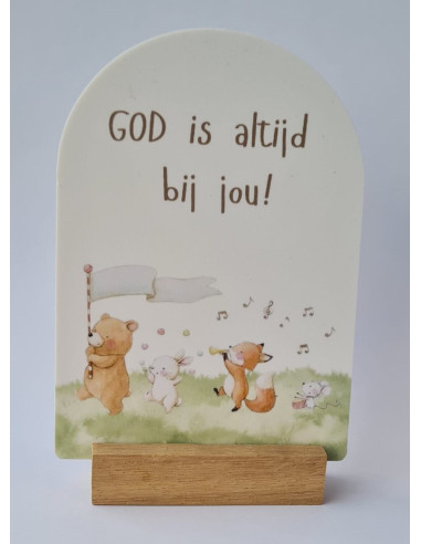 Boog voo jou. God is altijd bij jou