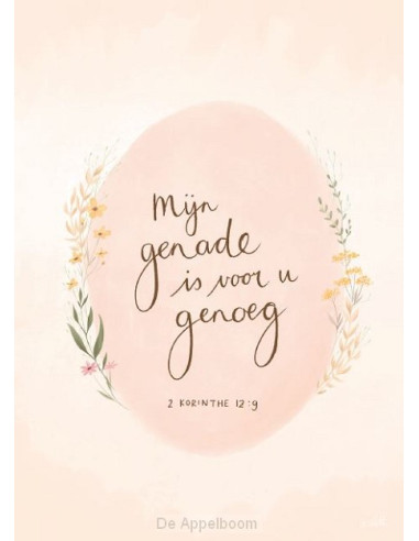 Mijn genade is voor u genoeg