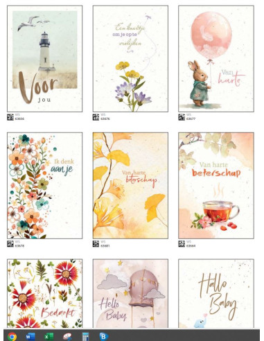 Wenskaart Hartung Lovely