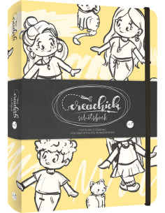 CreaChick Schetsboek MAUVE