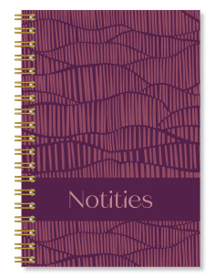 Terdege notitieboek paars...