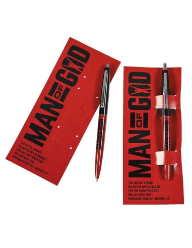 Pen on card Man of God