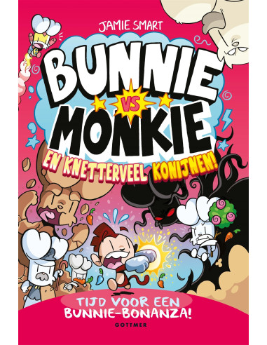 Bunnie vs Monkie en knetterveel konijnen