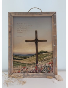 Schilderij A3 Ziende op de...