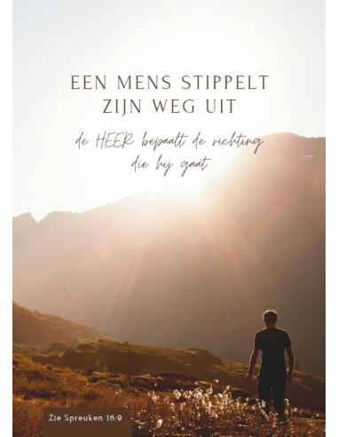 Een mens stippelt