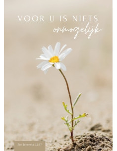 Voor U is niets onmogelijk