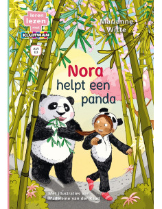 Nora helpt een panda