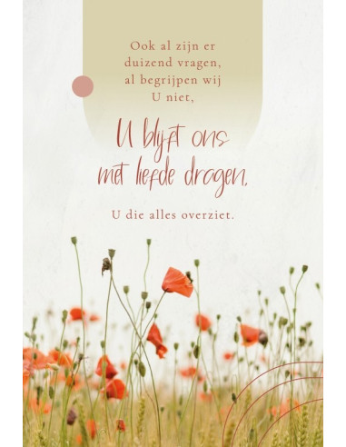 Enkele Kaart Ook al zijn er